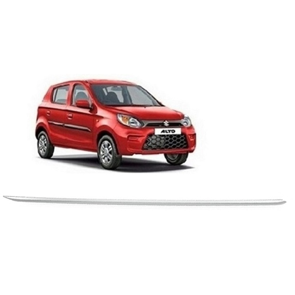 Chrome Trunk Garnish Compatible with Alto 800  - Silver